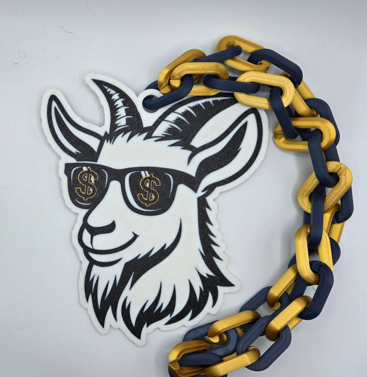 Custom Fan Chain - Giant Logo Necklace - Sports Homerun Turnover Jumbo Oversized Chunky Swag Rally MVP Player of the Game Award