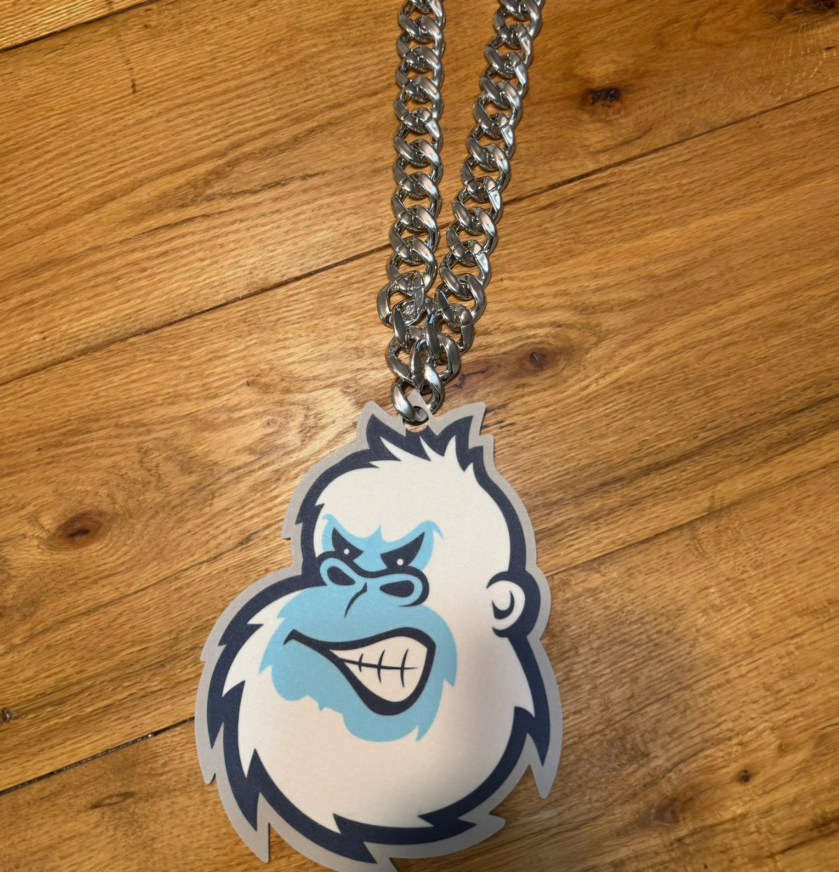 Custom Fan Chain - Giant Logo Necklace - Sports Homerun Turnover Jumbo Oversized Chunky Swag Rally MVP Player of the Game Award