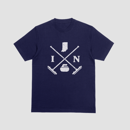 Indiana Curling crossed shirt